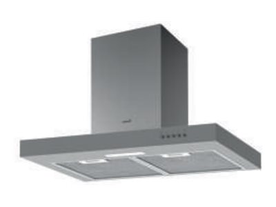 CATA ST-6010 X - Hætte - skorsten flad - bredde: 60 cm - dybde: 45 cm - udtrækning og recirkulation (med ekstra recirkulationssæt)
