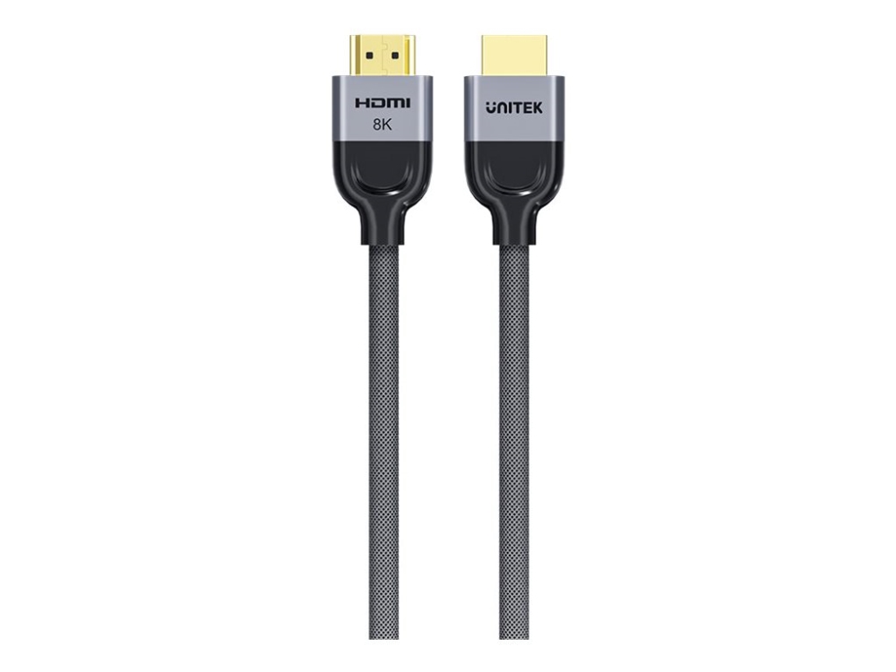 Unitek - Hdmi-Kabel - Hdmi Han Til Hdmi Han - 10 M - 8K60 Hz (7680 X 4320) Support, 8K30 Hz Support, 4K120 Hz Support, 2K144 Hz Support, 1080P Suppor