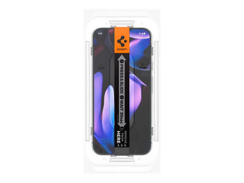 Spigen Glas.Tr Ez Fit, Google, Pixel 9/Pixel 9 Pro, Schwarz, 2 Stück(E)