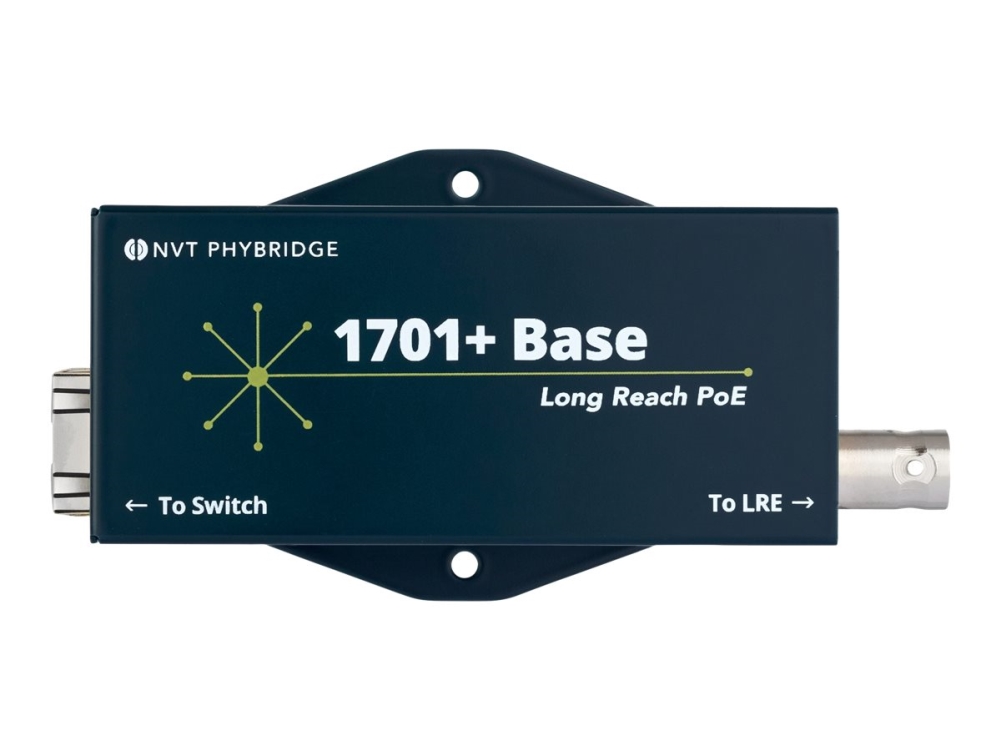 NVT Phybridge 1701+ Base - Netværk/strømforlænger - HomePlug AV (HPAV) 2.1 - op til 2.4 km - med 1701+ Link Adapter