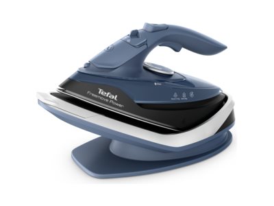 Tefal Freemove Power FV6675E0 - Dampstrygejern med automatisk afbrydelse - trådløs - såleplade: Ceramic Easy Gliding - 2830 W