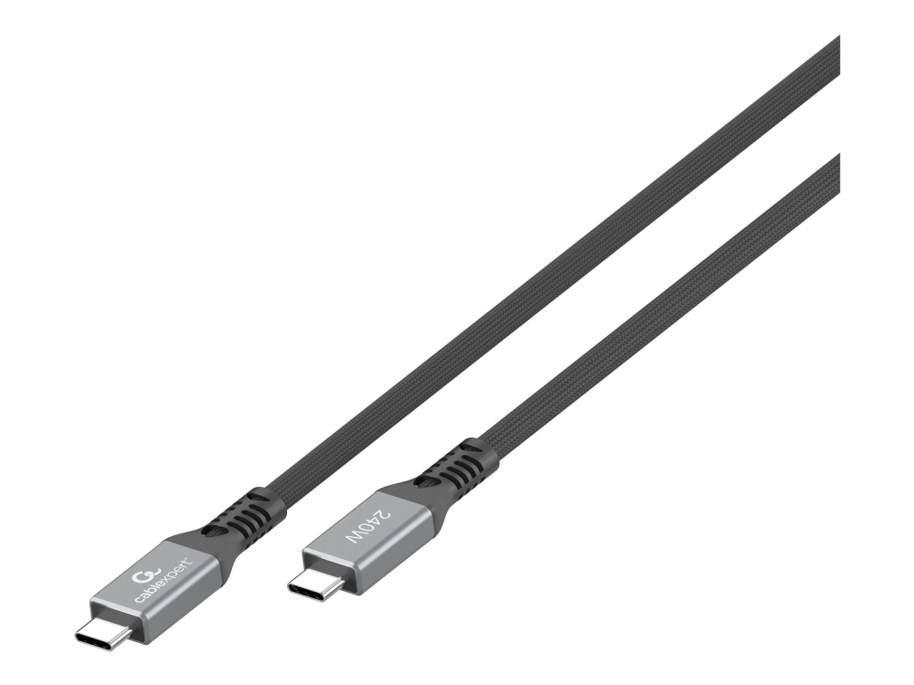 Cablexpert Premium - Usb-Kabel - Usb-C (Han) Til Usb-C (Han) - Usb4 Gen3x2 - 30 Cm - Op Til 40 Gbps Datatransferhastighed, Op Til 240 W Strømforsynin