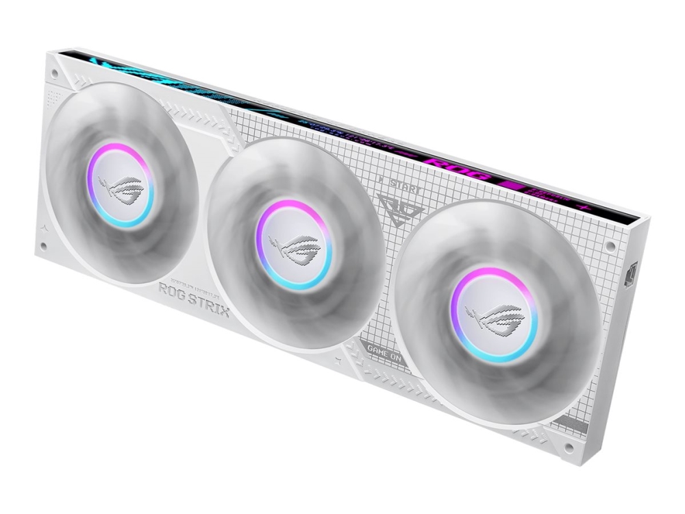 Asus Rog Strix Lc Iv 360 Argb Lcd White Edition, Flüssigkeitskühlung, 12 Cm, Weiß