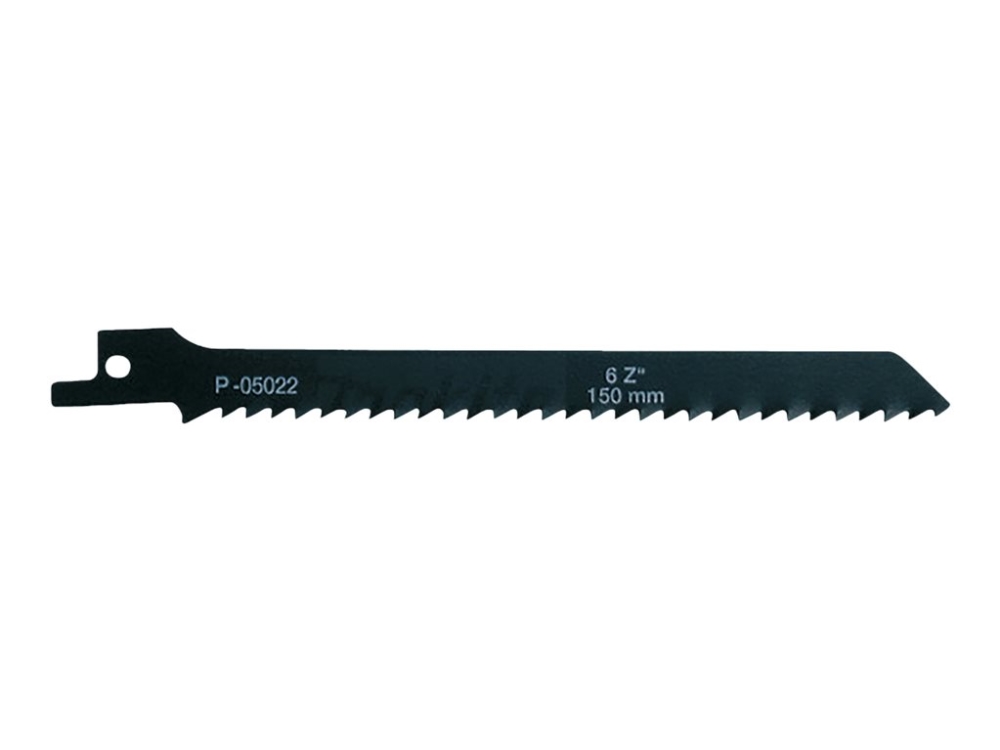 Makita No.3022 - Sabelsavsklinge - for træ, plastik, polyvinylklorid (PVC) - 5 stykker - længde: 150 mm - for Makita DJR183, JR002GZ, JR3070CT