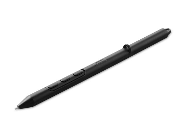 Wacom Pro Pen 3E, Grafiikkatabletti, Wacom, Musta, Movink (DTH135K) Cintiq (DTK168K, DTK246K, DTH246K) Intuos Pro (PTK470K, PTK670K, PTK870)..., Valkoinen, Pyöreä