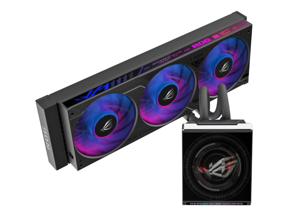 Asus Rog Strix Slc Iv 360 Argb Lcd, All-In-One-Flüssigkeitskühler, 12 Cm, Schwarz