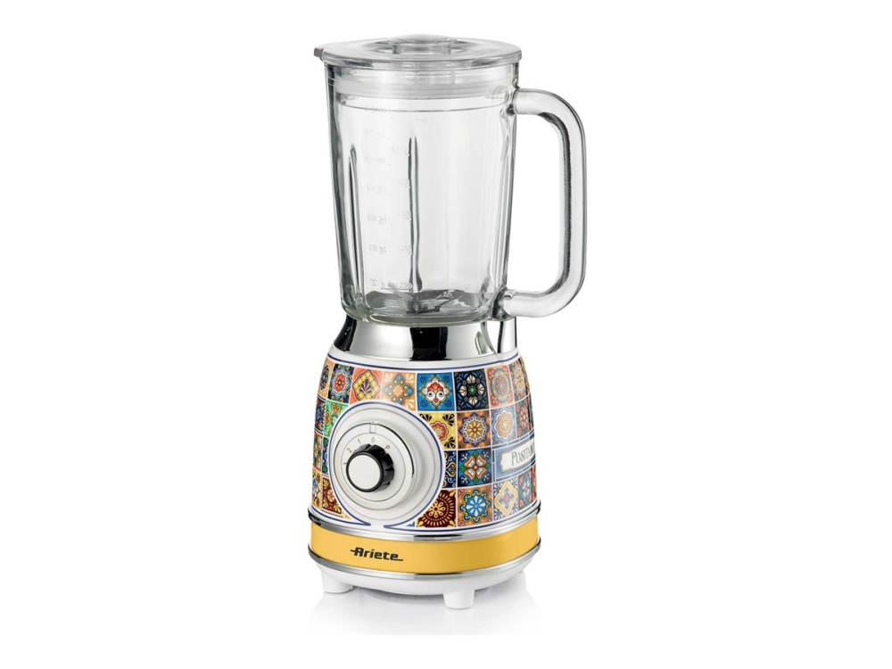 Ariete 0583/0P, Bordplade blender, 1,5 L, Impulsfunktion, Knusning af is, 1000 W, Blå, Gul