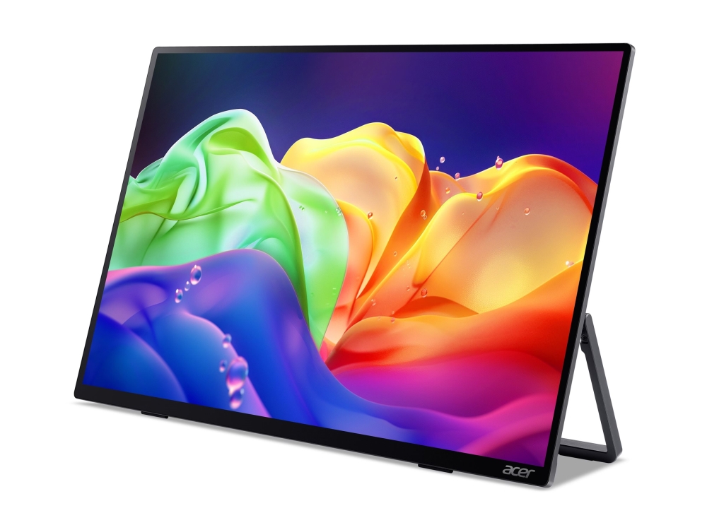 Acer ProDesigner PE160WUT smiuux - PE Series - OLED-monitor - 16 - bärbar - pekskärm - 2880 x 1800 - 350 cd/m² - 100000:1 - HDR10 - 1 ms - HDMI, 2xUSB-C - högtalare - silver