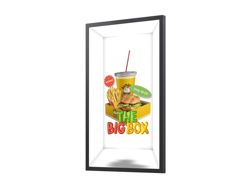 Samsung SM32HX-P - 32 Diagonal klasse (31.5 til at se) - SMHX-P Series 3D LED-bagbelyst LCD paneldisplay - rumlig skiltning - Tizen OS - 1080p 1920 x 1080 - Direct LED - sort