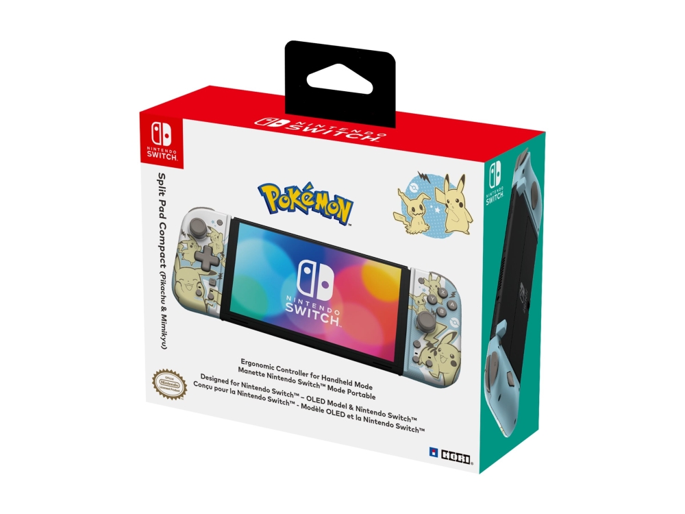Hori Split Pad Compact - Gamepad - Pikachu & Mimikyu - For Nintendo Switch, Nintendo Switch Oled