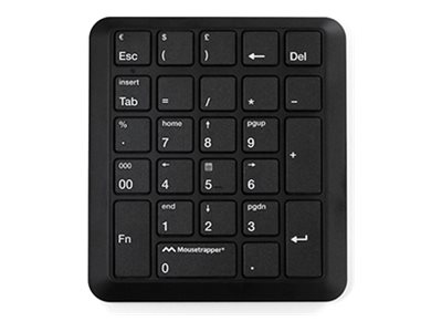 Mousetrapper Numpad, Rf Wireless, 26, Universal, Schwarz