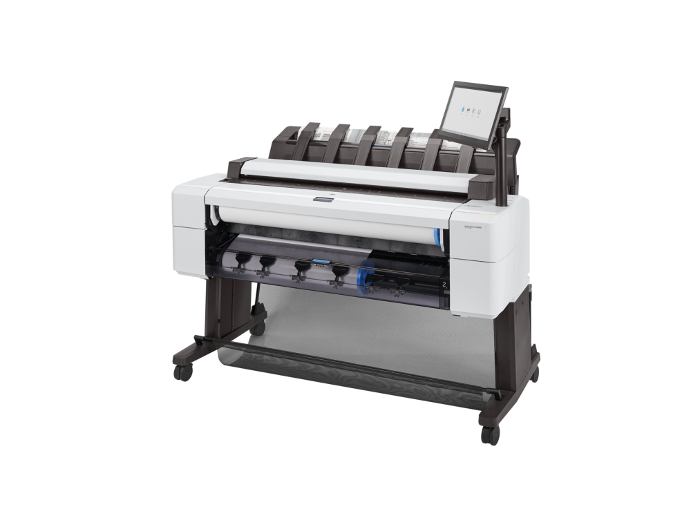 HP DesignJet T2600dr PostScript MFP - 36 multifunktionsprinter - farve - blækprinter - 914 x 8000 mm, 610 x 15000 mm (original) - Rulle (91,4 cm x 91,4 m), 914 x 1219 mm (medie) - op til 0.32 min./side (udskriver) - 2 ruller - Gigabit LAN