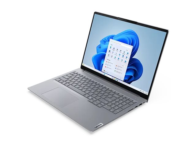 Lenovo ThinkBook 16 G8 IRL 21SH - Intel Core 7 - 240H / op til 5.2 GHz - Win 11 Pro - Intel Graphics - 16 GB RAM - 512 GB SSD NVMe - 16 IPS 1920 x 1200 - Gigabit Ethernet - Wi-Fi 6E, Bluetooth - dobbelttonet arktisk grå - kbd: UK