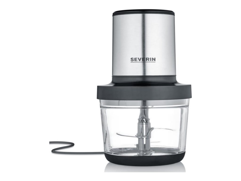 Severin Km 3867, 1 L, Schwarz, Silber, Transparent, Glas, Kunststoff, Tasten, 400 W