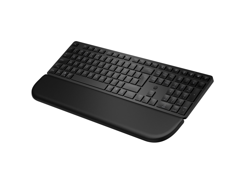 Hp 585K - Tastatur - Dobbelt Tilstand, 3-Zoners Layout, Flere Enheder, Lav Profil Taster - Full Size - Trådløs - Bluetooth, 2.4 Ghz - Pan Nordic - So