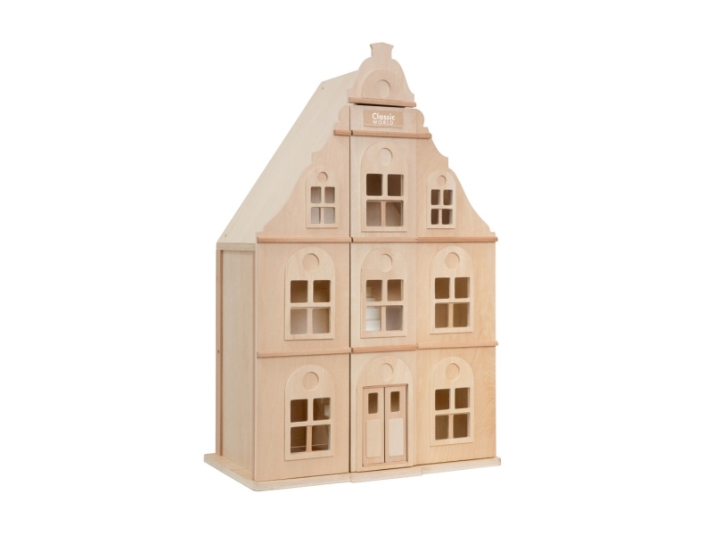 Classic World Flemish Dream House Großes Holzpuppenhaus