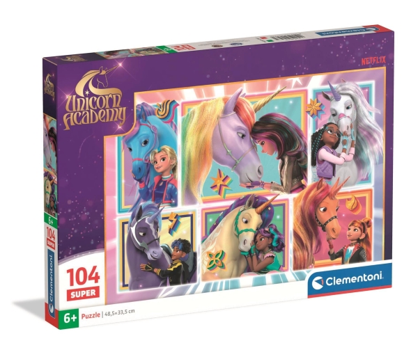 Puzzle „Super Unicorn Academy – 3 –“, 104 Teile