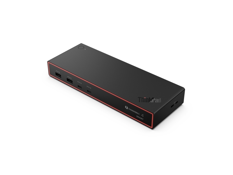 Lenovo Thinkpad Thunderbolt 4 Smart Dock Gen2 7500, Kabelgebunden, Thunderbolt 4, 100 W, 2500 Mbit/S, Schwarz, Eclipse Black