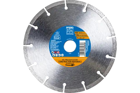 Pferd Diamond Cut-Off Wheels For The Construction Industry, Segmented Type Psf, Stahl