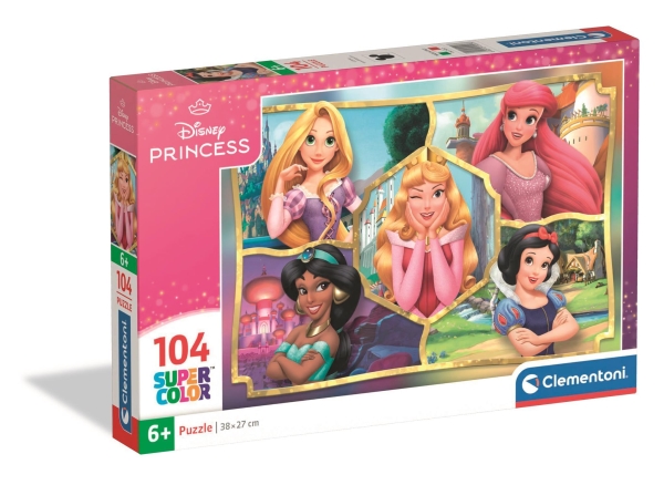Clementoni Puslespil Disney Princess 2, 104 Brikker