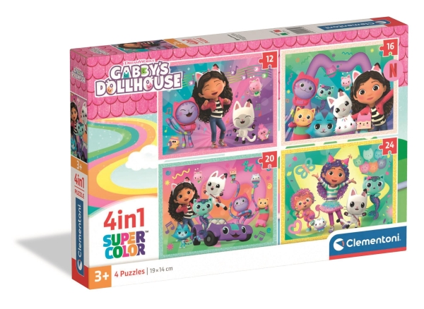 4-In-1-Puzzle „Gabby’S Dollhouse“ 2026