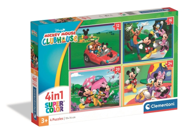 Puslespil 4-I-1 Mickey Mouse Club House 2026