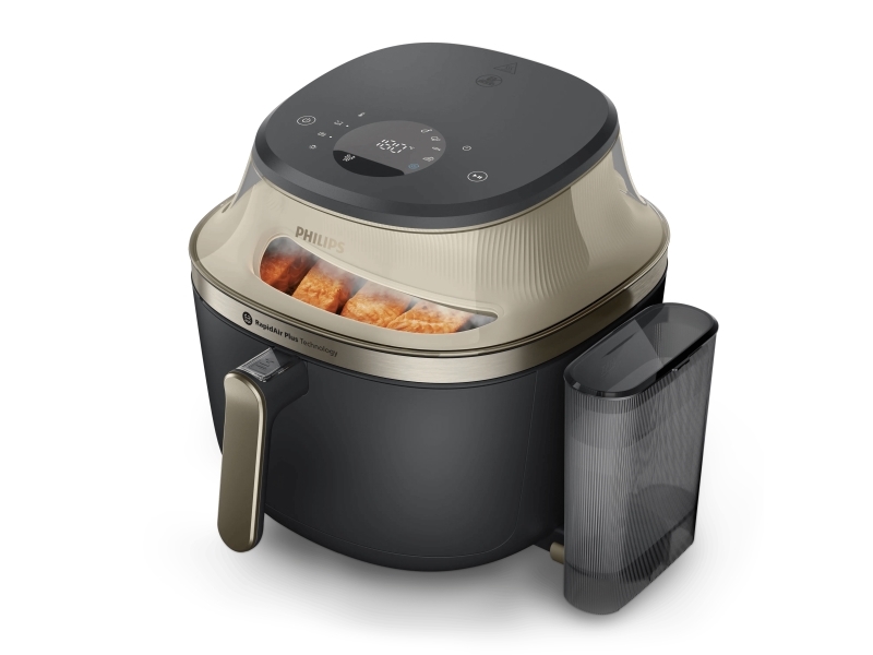 Philips Airfryer 5000 Series Med Dampfunktion 7,2 L, 7,2 L, Rapid Air, 40 °C, 200 °C, 1440 Min., Enkelt