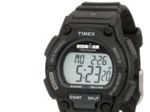Timex Ironman Shock-Resistant 30-Lap, Armbåndsur, Mand, Resin, Sort, Resin, Sort