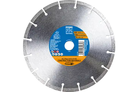 Pferd Diamond Cut-Off Wheels For The Construction Industry, Segmented Type Psf, Stahl