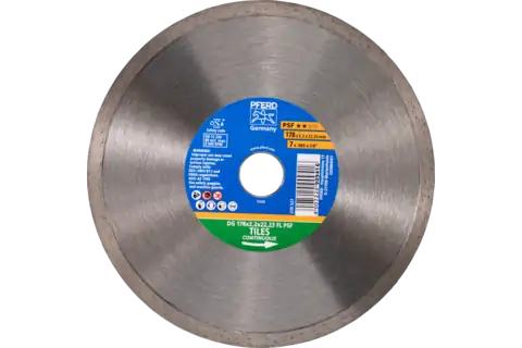 Pferd Diamond Cut-Off Wheels For The Construction Industry, Type With Continuous Rim Psf, Stål