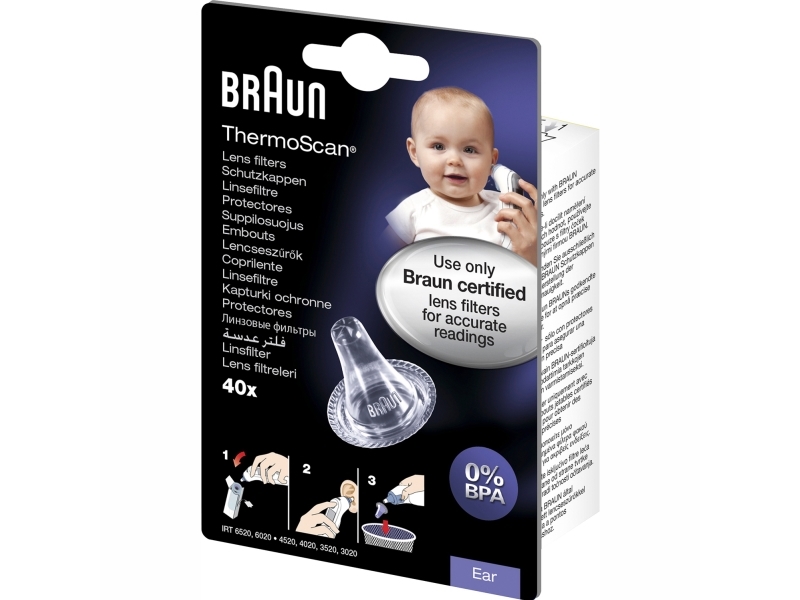 [Outlet] - Braun Lf40 - Termometer Linser Filter Pakke - Til Termometer