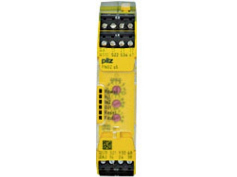 Sikkerhedskontaktapparat PNOZ s5 24VDC 2 n/o 2 n/o t PILZ Driftsspænding (num): 24 V/DC 2 x sluttekontakt (B x H x T) 22.5 x 98 x 120 mm 1 stk