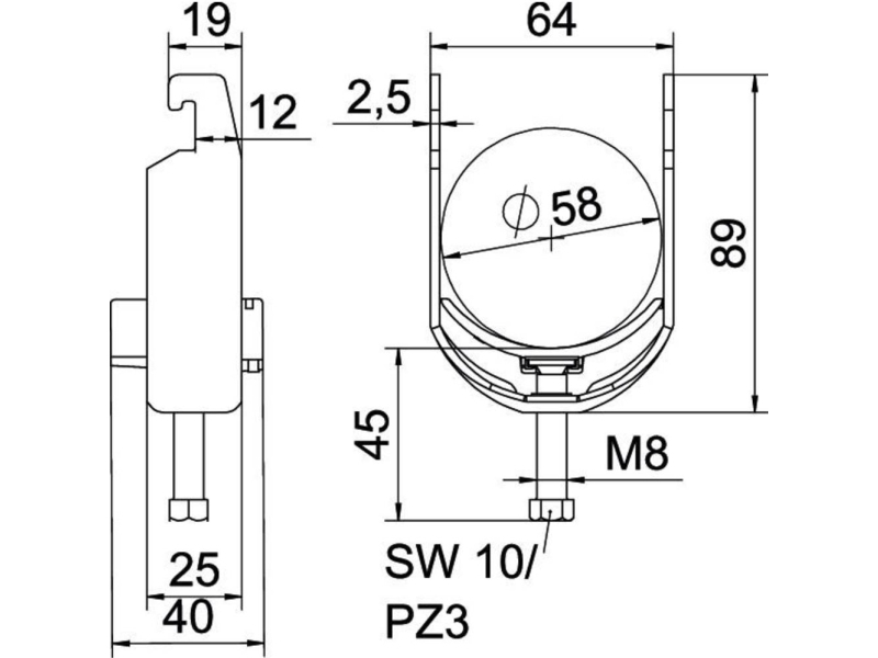 Bbs-Schelle 1-F. 52-58Mm