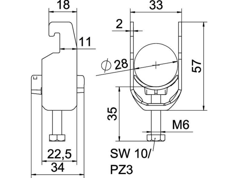 Bbs-Schelle 1-F. 22-28Mm