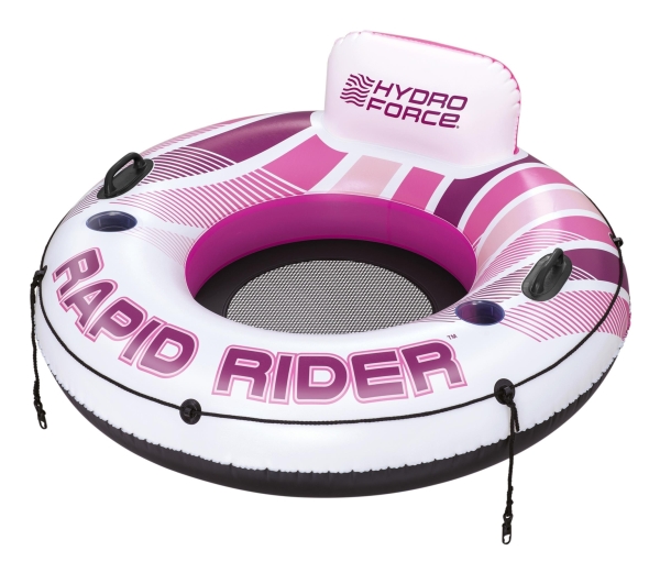 Bestway 43953, Lyserød, Hvid, Flydende rør, Mønster, Mand/kvinde, 150 kg, 122 cm