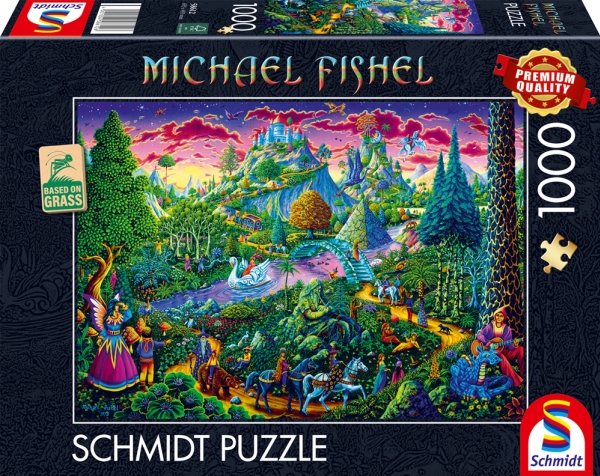 Schmidt Michael Fishel Fantastisk Eventyrverden 1000 Brikker