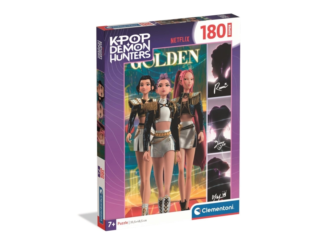 Clementoni Puslespil K-Pop Demon Hunters, Super 180 brikker