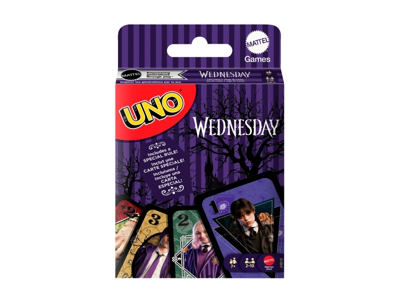 Mattel UNO kortos WEDNESDAY (JHB18)
