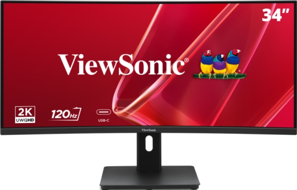 Viewsonic Va Va3420c-2, 86,4 Cm (34"), 3440 X 1440 Pixel, Ultrawide Quad Hd, Led, 3,5 Ms, Schwarz