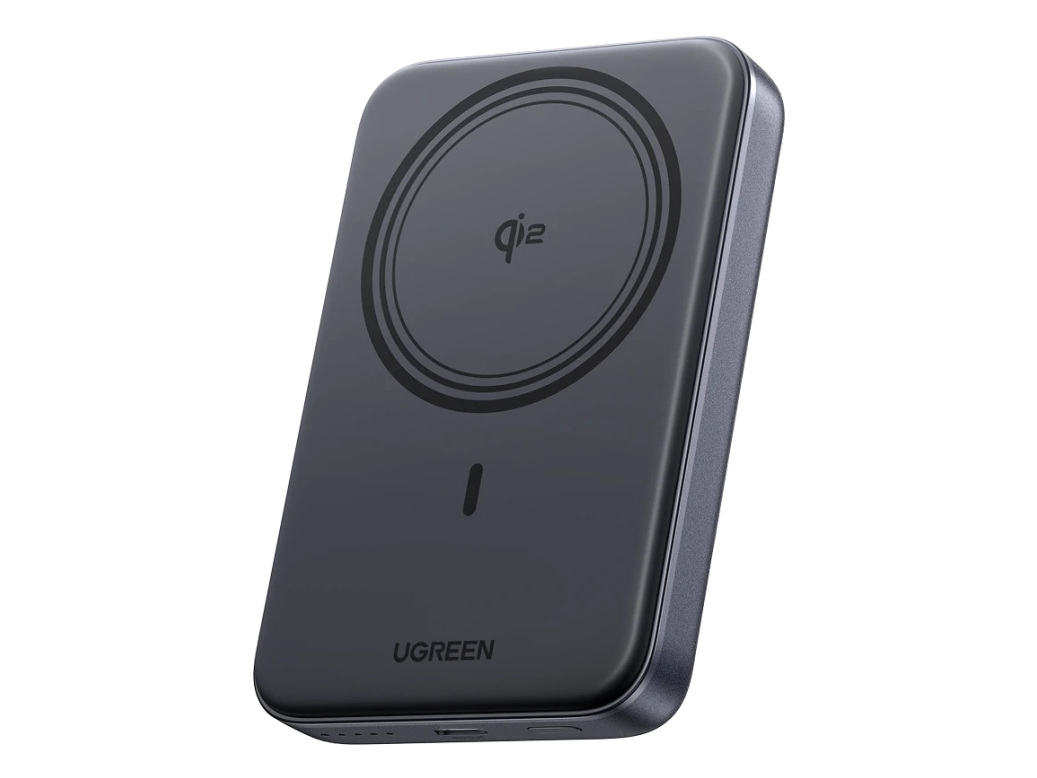 Ugreen Powerbank 45763, 10000Mah, 10000 Mah, Kabelloses Aufladen, 30 W, Grau