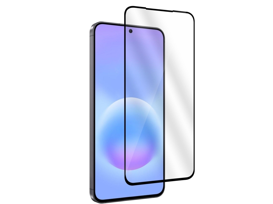 Estuff Samsung Galaxy A57 Screen Protector. Full Cover Tempered Glass. Titan Shield, Samsung, Galaxy A57, Kratzresistent, 1 Stück(E)