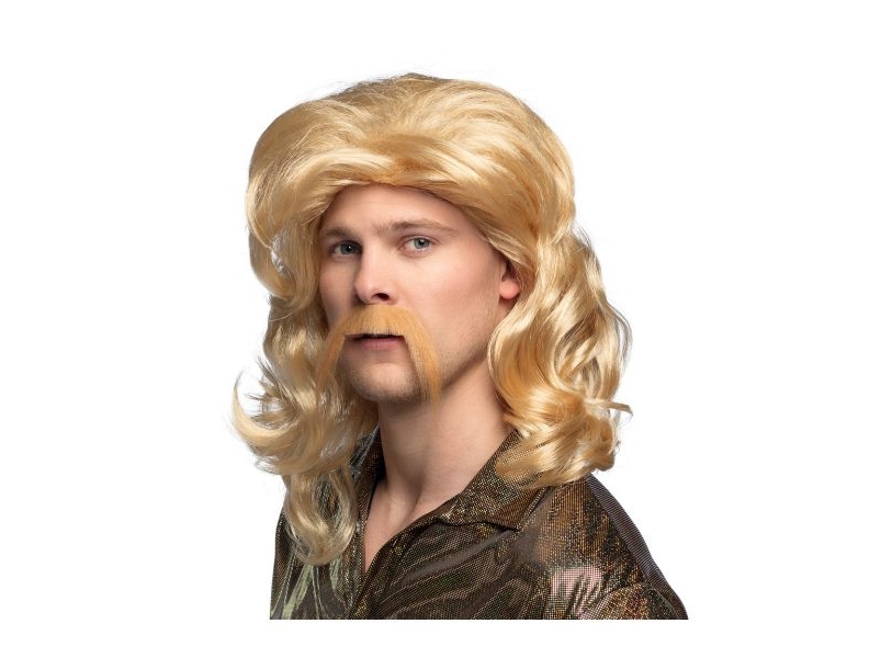 Blonde Perücke Mit Schnurrbart