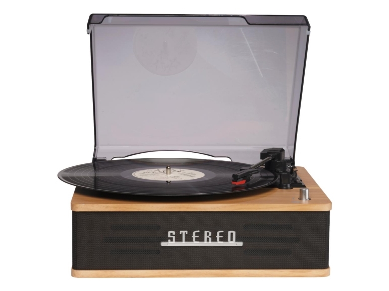 Denver VPB-262LW, Hihnakäyttöinen levysoitin, Ohje, Musta, Puu, 33 1/3,45,78 RPM, 4 W, AC