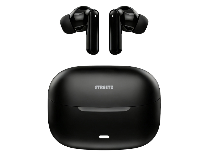 Streetz T120 Tws In-Ear Earphones Black, True Wireless Stereo (Tws), 20 - 20000 Hz, Musik/Hverdag, 31 G, Headset, Sort