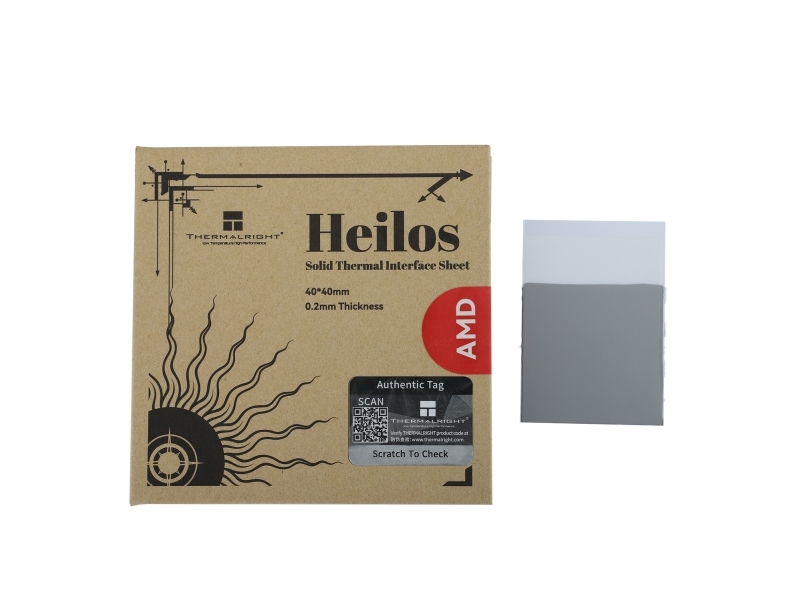 Thermalright Heilos 40X40x0.2Mm Amd, Thermalpolster, Grau, Sockel Am4, Sockel Am5, 8,5 W/M·K, Cpu, Prozessor