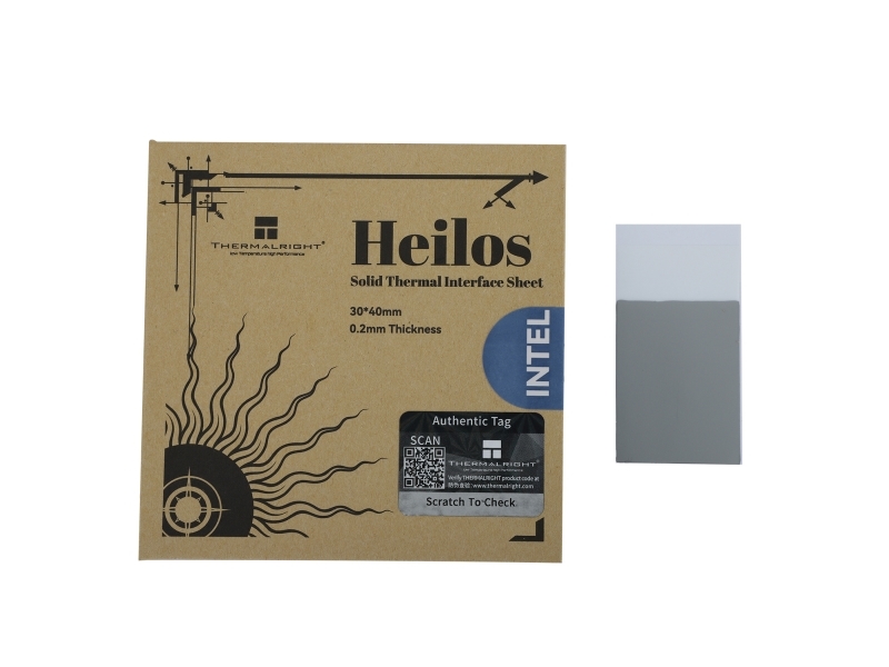Thermalright Heilos 30X40x0.2Mm Intel, Thermalpolster, Grau, Lga 1700, Lga 1200 (Socket H5), Lga 1150 (Socket H3), Lga 1151 (Socket H4), Lga 1156 (So