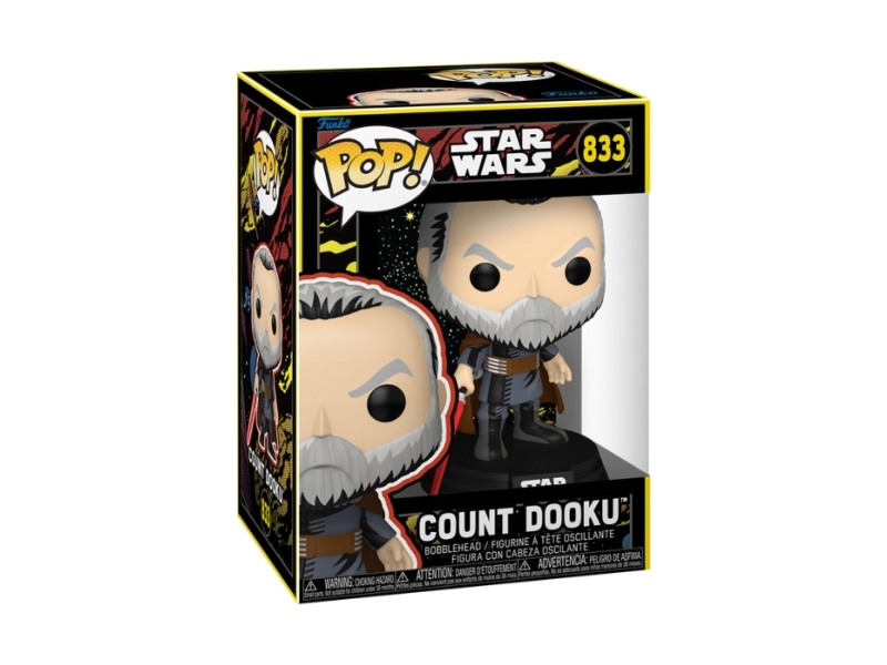Funko! Pop Book Nook Sw Mtf S2 Count Dooku Retro