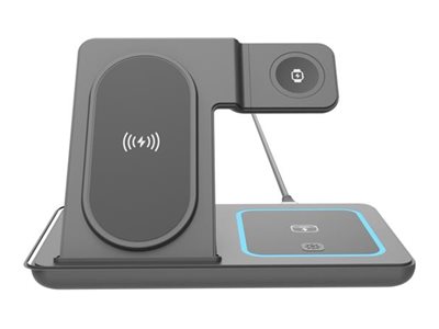 Gembird Uni. Ladegerät 3-In-1 Für Iphone Iwatch Airpods B