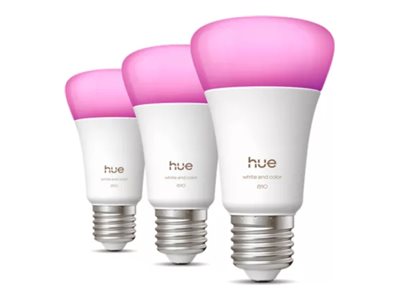 Philips Hue Smart Led A60 Bulb, White And Color Ambiance, E27 Base, 6W, Full Spectrum Light 1000K-20000K, 810 Lumens, Dimmable, Works With Alexa, Goo