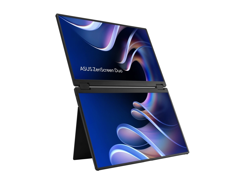 Asus Zenscreen Duo Mb14fcd – Doppel-Lcd-Bildschirm – 14" – Tragbar – 1920 X 1200 Wuxga Bei 60 Hz – Ips – 350 Cd/M² – 1200:1 – Hdr10 – 5 Ms – Mini-Hdm